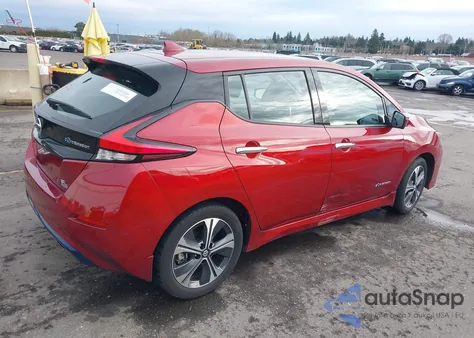 2019 Nissan Leaf Sl Plus из США, поврежденный, VIN 1N4BZ1CP3KC313127